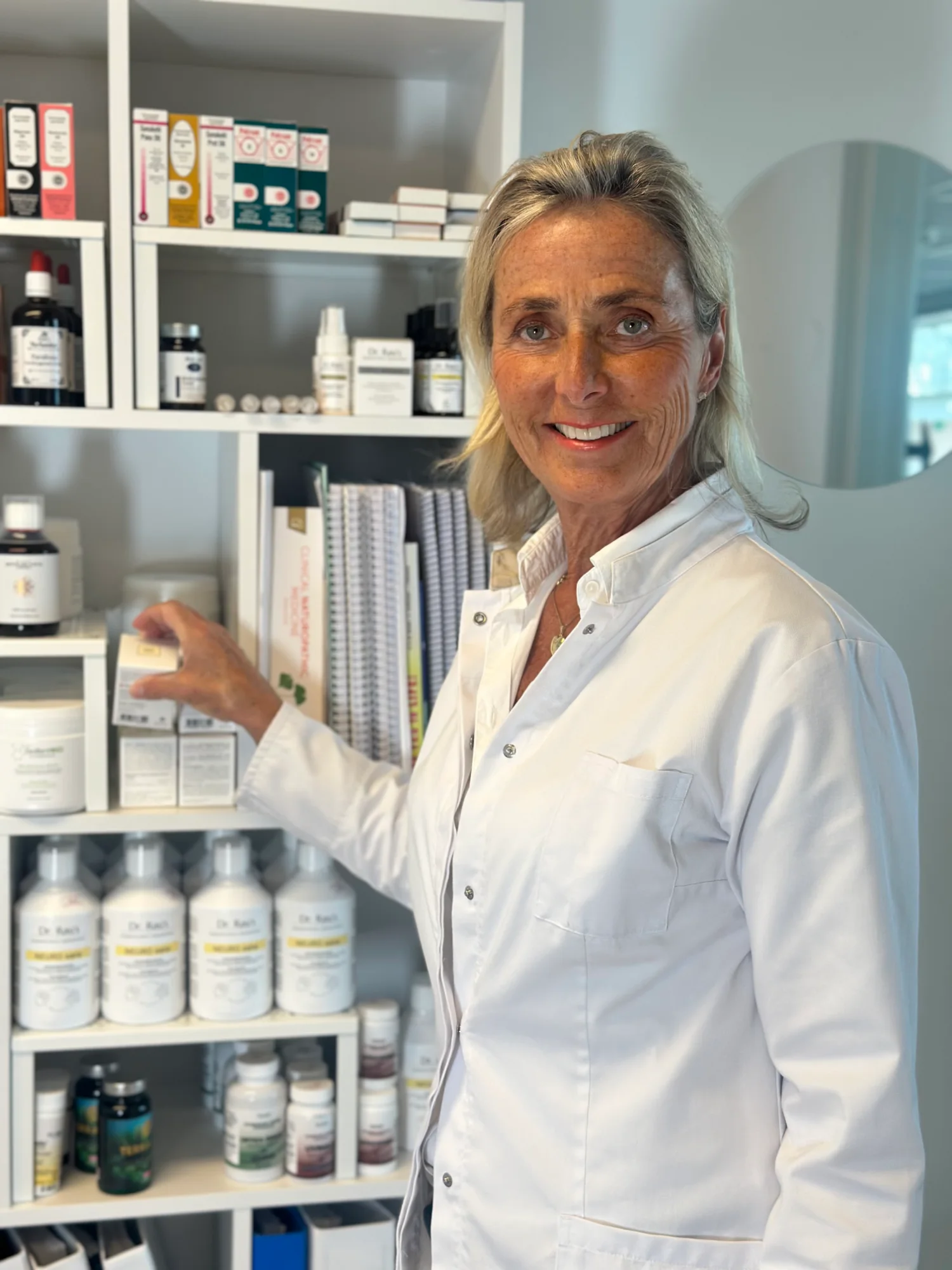 Tove Marcussen Traheim i klinikken